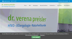 Desktop Screenshot of dr-preisler.de