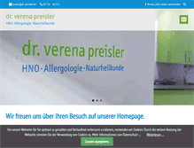 Tablet Screenshot of dr-preisler.de